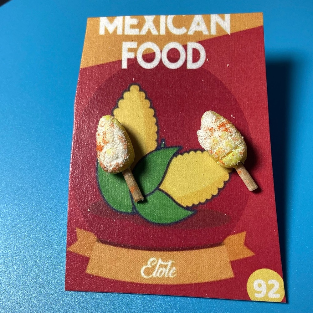 Mexican Food Elote Earrings